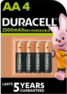 Duracell AA 2500mAh Stay Charged 4x