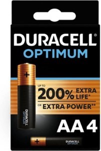 Duracell AA Optimum Alkaline 4x