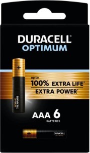 Duracell Optimum Alkaline AAA 6 stuks