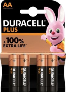 Duracell Plus 100 procent AA LR6 20 x 4 stuks