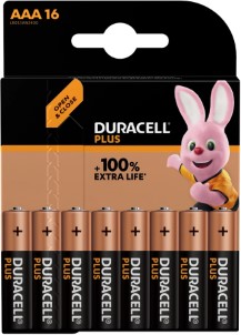 Duracell AAA Plus Alkaline 16x