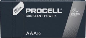 Duracell Procell Alkaline Constant AAA Batterij 10 stuks