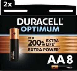 Duracell Optimum Alkaline AA 2 x 8 stuks