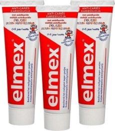 Elmex Baby tandpasta Kinderen 0 5 jaar 3 x 75ml Voordeelverpakking