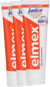 Elmex Junior 3x 75 ml Tandpasta