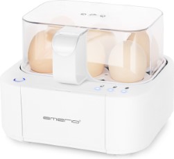 Emerio EB 115560 Smart Eierkoker Nederlandstalig Capaciteit Voor 6 Eieren Opbergruimte Voor Maatbeker BPA Vrij Materiaal