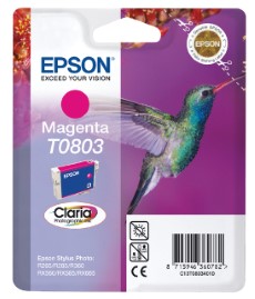 Epson Inktcartridge T0803 rood