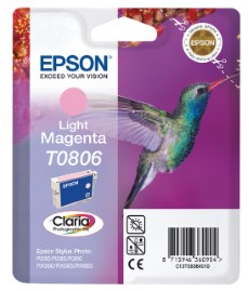 Epson Inktcartridge T0806 lichtrood