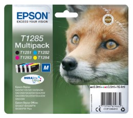 Epson Inktcartridge T1285 zwart plus 3 kleuren
