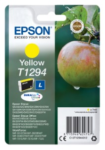 Epson Inktcartridge T1294 geel