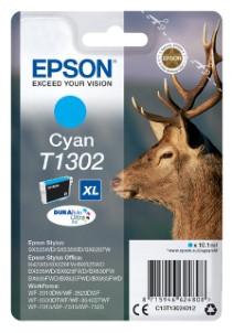 Epson Inktcartridge T1302 blauw HC