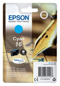 Epson Inktcartridge 16 T1622 blauw