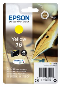 Epson Inktcartridge 16 T1624 geel