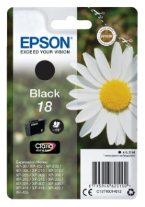 Epson Inktcartridge 18 T1801 zwart