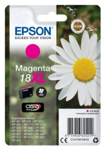 Epson Inktcartridge 18XL T1813 rood HC