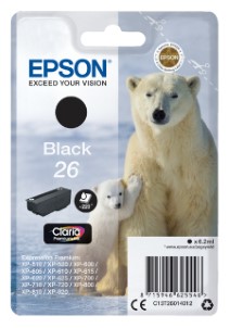 Epson Inktcartridge 26 T2601 zwart