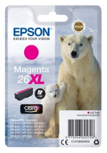 Epson Inktcartridge 26XL T2633 rood HC