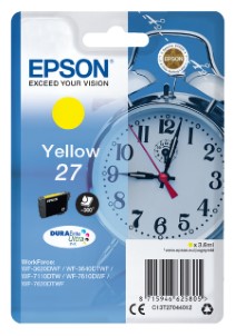 Epson Inktcartridge 27 T2704 geel