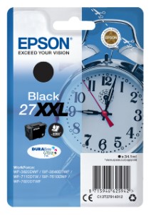 Epson Inktcartridge 27XXL T2791 zwart EHC