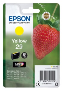 Epson Inktcartridge 29 T2984 geel