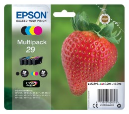 Epson Inktcartridge 29 T2986 zwart plus 3 kleuren