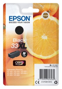 Epson Inktcartridge 33XL T3351 zwart HC