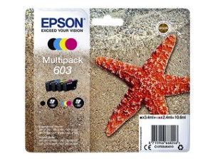 Epson Inktcartridge 603 T03U6 zwart plus 3 kleuren