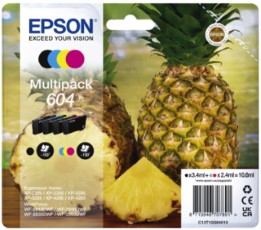 Epson Inktcartridge 604 T10G46 zwart plus 3 kleuren