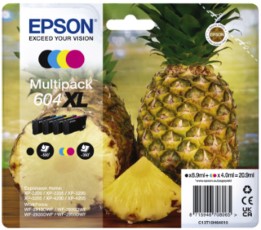 Epson Inktcartridge 604XL T10H46 zwart plus 3 kleuren