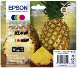 Epson Inktcartridge 604XL|604 T10H94 zwart plus 3 kleuren