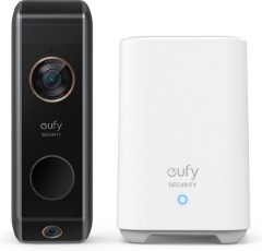 Eufy Security Dual Lens Draadloze Video Deurbel accu, met Homebase Dual Motion Detection Pakketbeveiliging
