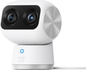 Eufy Security Indoor Cam S350 dubbele camera beveiligingscamera met 4K UHD resolutie en 8 