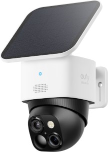 Eufy Security SoloCam S340 beveiligingscamera op zonne energie draadloze buitencamera 360 bewaking geen blinde vlekken geen maandelijkse kosten compatibel met HomeBase 3