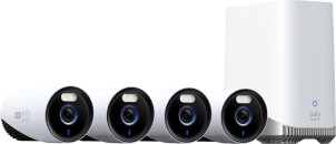 Eufy beveiliging Eufycam E330 4 cam kit bedraad beveiligingscamera buiten beveiligingscamerasysteem wifi NVR 24|7 opname 4K camera met verbeterde wifi gezichtsherkenning ai