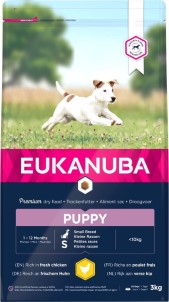 Eukanuba Dog Puppy en Junior Small Kip Puppyvoer | 3 KG