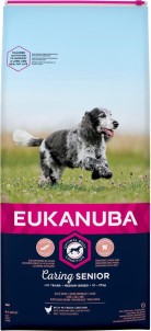 Eukanuba Caring Senior Medium Breed Kip Hondenvoer | 15 KG