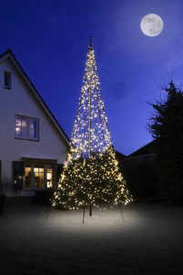 Fairybell LED Buiten Kerstboom voor in de vlaggenmast 6 meter 1200LEDs Warm wit