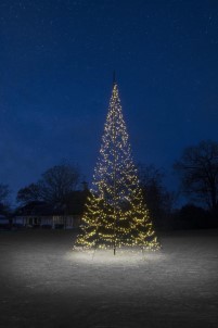 Fairybell LED Buiten Kerstboom voor in de vlaggenmast 8 meter 1500LEDs Warm wit met twinkle