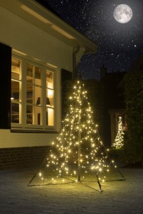 Fairybell Kerstboom voor buiten All Surface | Geschikt voor alle ondergronden 150CM 240LED Warm wit met twinkle