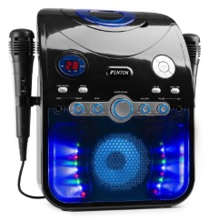 Fenton SBS20B karaoke set met Bluetooth, CD plus G, microfoons, LEDs en tv