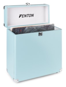 Fenton RC30 platenkoffer voor ruim 30 platen Blauw