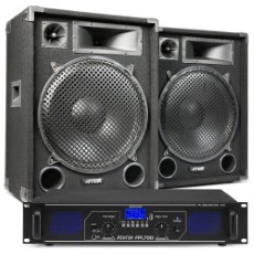 Fenton MAX15 DJ luidspreker en Bluetooth versterker combinatie 2000W