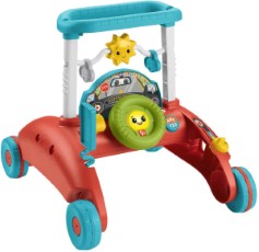 Fisher Price Tweezijdige loopwagen Peuter speelgoed met geluiden