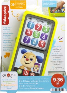 Fisher Price Leerplezier 2 in 1 Smartphone Baby speelgoed Telefoon