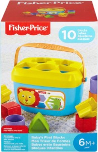 Fisher Price Babys Eerste Blokken Vernieuwde Editie Blokkendoos 10 Onderdelen Baby Speelgoed