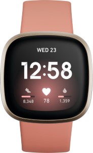 Fitbit Versa 3 Smartwatch dames en heren Roze