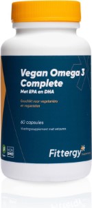 Fittergy Omega 3 Vegan 150 mg DHA 75 mg EPA 60 gelcapsules