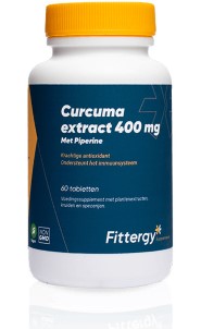 Fittergy Curcuma extract 400 mg 60 tabletten