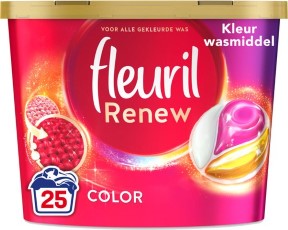 Fleuril Wasmiddelcapsules Renew Kleur 25 wasbeurten