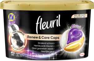 Fleuril Black Caps Wasmiddel Capsules Voordeelverpakking 8 x 12 wasbeurten